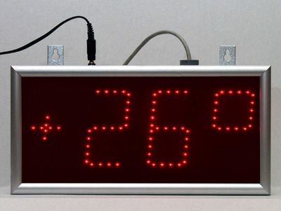 LED-näyttö lämpömittari