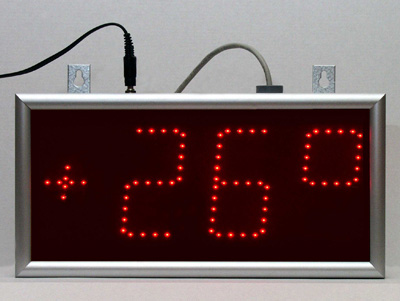 LED-näyttö lämpömittari